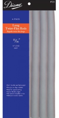 Diane Twist-Flex Rods, Grey, 11/16