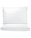 Awaken your senses to a new level of instant soothing support without the dependency of temperature. Featuring both a firm, ventilated European-style memory foam inner pillow and a plush, memory gel fiber inner pillow, this revolutionary pillow from Sensorpedic allows you to customize your comfort. Perfect for any sleep style. Also features a 300-thread count cotton cover finished with anti-stain protection. Gusseted.