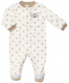 Carter's Terry Snap - Whiteball Print-9M