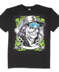 Rock out with a rad graphic. This t-shirt from Hybrid nails your streetwise style. (Clearance)