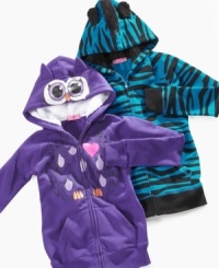 She can cuddle up with her favorite animal in this adorable hoodie from Heart Soul.