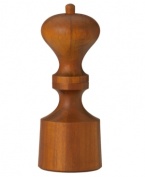 Usher in a new season for the Jane pepper mill and salt shaker, a retro serveware design from Dansk first seen in 1965. A curved silhouette carved in wood for comfortable twisting and shaking adds a dash of charm to today's tables. A great gift for home chefs!