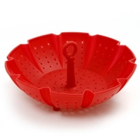 Norpro Red Silicone 9 Inch Steamer