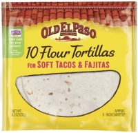 Old El Paso (6-Inch) Flour Tortillas, 10-Count Packages (Pack of 12)