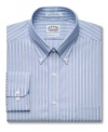 Sharp style will be the standard whenever you sport this dress shirt from Eagle.