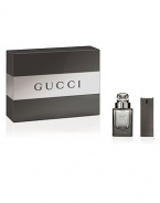 Gucci by Gucci Pour Homme combines classic masculine appeal with cool, contemporary elegance. This iconic fragrance culminates both vision and tradition, encompassing Gucci's iconic, luxurious heritage. With its warm, intense scent, Gucci by Gucci Pour Homme speaks to the powerful, sensual man who embodies the brand's rich legacy.  Experience Gucci by Gucci Pour Homme with this gift set containing a 3 oz. Eau de Toilette and a 1 oz. Eau de Toilette.