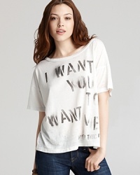 Say it like you mean it in this ultra-cool CHASER tee boasting a bold message.