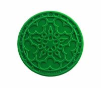 Le Creuset Silicone Set of 4 French Coasters, Fennel