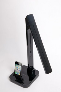 Softech-LED Multi-Function/iPod & iPhone Desk Lamp-BLACK