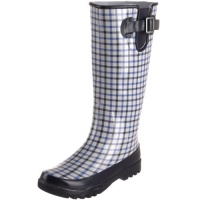 Sperry Top-Sider Women's Pelican Rain Boot,Navy Tattersall,5 M US