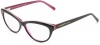 Kate Spade Abena Abena Cat Eye Reading Glasses,Black/Pink 1.5,52 mm