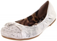 Sam Edelman Girls Beatrix Ballet Flat (Little Kid/Big Kid),Silver,2 M US Little Kid