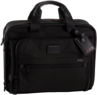 Tumi Alpha T-Pass At-A-Glance Organizer Briefcase,Black,one size