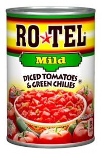 Rotel Mild Diced Tomato & Green Chilies, 10-Ounce Cans (Pack of 12)