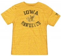 Iowa Hawkeyes Gold adidas Originals Tri-Blend Vintage T-Shirt