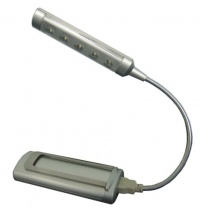 Ritelite LPL792XLB Wireless 5-LED Touch-On USB/Battery-Operated Computer/Book Light