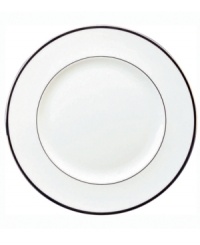 In 18th century England, Josiah Wedgwood, creator of the world famous Wedgwood ceramic ware, established a tradition of outstanding craftsmanship and artistry which continues today. The classically simple heirloom-quality Sterling dinner plates from Wedgwood's dinnerware and dishes collection are designed for formal entertaining, in pristine white bone china banded with polished platinum.