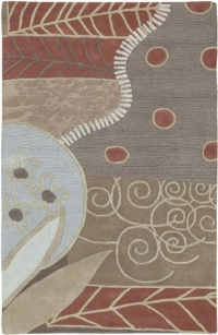 Area Rug 8x11 Rectangle Contemporary Moss Color - Surya Artist Studio Rug from RugPal