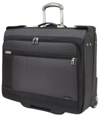 Ricardo Beverly Hills Venice Lite Luggage 42-Inch Rolling Garment Bag, Charcoal/Midnight Black