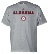 Alabama Crimson Tide Grey adidas Impervious T-Shirt