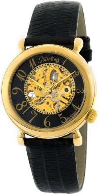 Stuhrling Original Women's 108.123527 Lifestyle 'Wall Street' Skeleton Automatic Watch