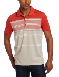 Perry Ellis Men's Striped Polo Shirt