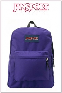 JANSPORT SUPERBREAK BACKPACK SCHOOL BAG - Electric Purple- 4UT