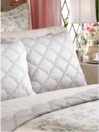 Ralph Lauren Saint Honore King Sham- Grey Quilted