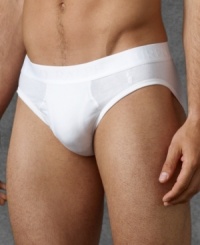 Form fitting brief from Polo Ralph Lauren is made from cotton and spandex to provide all day comfort and all day support.