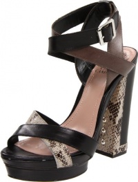 Vince Camuto Women's VC-Pamir Platform Sandal,Black Combo,10 M US