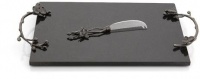 Michael Aram Black Orchid Cheese Board & Knife