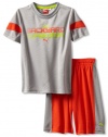 Puma - Kids Boys 2-7 Little Superstar Short Set, Grey, 5