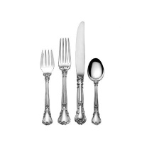 Gorham Chantilly 4-Piece Sterling Flatware Dinner Set, Service for 1