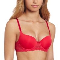 Lily Of France Womens Value In Style Smooth Cup Lace Overlay Convertible Bra