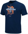 MLB Detroit Tigers 8-10 Youth Official Locker Room 2012 American League Champs T-Shirt, Athletic Navy