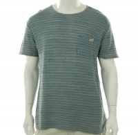 Polo Ralph Lauren Mens Striped Crewneck Indigo T-Shirt