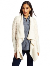 Kensie Women's Chubby Faux Fur Cardigan