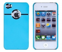 Sky Blue Chrome Case for Apple iPhone 4, 4S (AT&T, Verizon, Sprint)