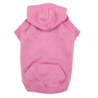 Casual Canine 16-Inch Cotton Basic Dog Hoodie, Medium, Pink