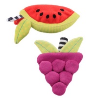 Sassy 2 Count Washcloth Teethers, Watermelon/Grape