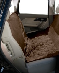 Keep your car clean and pristine with Sure Fit's Auto Friend Pet Car Hammock Cover. Protect seating and cargo areas from those spills and messes that pets and everyday errands can cause. Constructed of easy-to-clean fabric with a built-in waterproof barrier for extra protection, this hammock cover is a breeze to use.