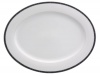 Nikko Perennial Indigo Fine China Oval Platter