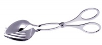 Progressive International 9 Inch Polished Stainless Steel Salad Tongs