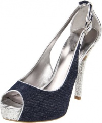 GUESS Women's Hondola Peep-Toe Pump