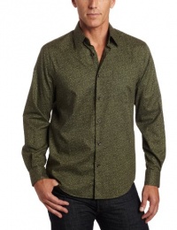 Perry Ellis Men's Long Sleeve Small PIsley Shirt