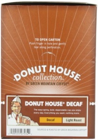 Donut House Collection Light Roast K-Cup for Keurig Brewers, Donut House Decaf Coffee (Pack of 96)