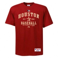 MLB Houston Astros Short Sleeve Basic Crew Neck Tee