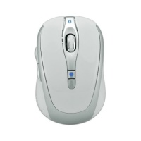 Gear Head Blue Tooth Laser Mouse for Mac Book, White with Silver Accents (BT9400WHT)