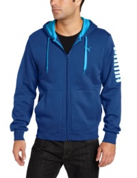 PUMA Men's Fleece Hooded Track Jacket