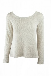 Alice + Olivia Womens Ethan Boxy Open Knit Sweater